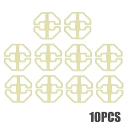10PCS Car Seat Cover Plum Plate Metal Hook Plastic Card Fixed Chuck Plastic Fastener For Seat Accessories