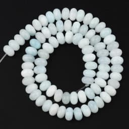 8x5mm Natural Rondelle Tourmaline Jades Beads Flat Round Quartz Agate Abacus DIY Bracelet Earrings Stone Bead for Jewelry Making