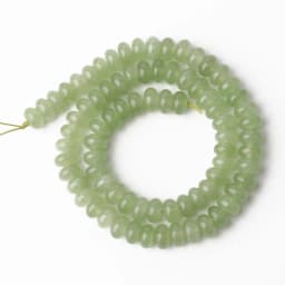 8x5mm Natural Rondelle Tourmaline Jades Beads Flat Round Quartz Agate Abacus DIY Bracelet Earrings Stone Bead for Jewelry Making