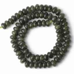 8x5mm Natural Rondelle Tourmaline Jades Beads Flat Round Quartz Agate Abacus DIY Bracelet Earrings Stone Bead for Jewelry Making