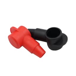 10/6 PCS Positive Negative Battery Terminal Covers Car Battery Insulation Protective Cable Lug Protector Caps Silicone Rubber