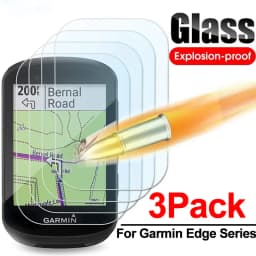 3-1pc Tempered Glass for Garmin Edge 1040 1030 830 820 530 520 Plus 130 Bike GPS Stopwatch Protector Full Screen Protective Film