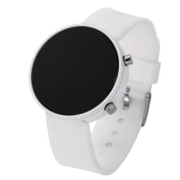 Women Digital Watch Silicone Girl Watch Personality Round Electronic Clock Waterproof Travel Outdoor Sports Digital Wristband
