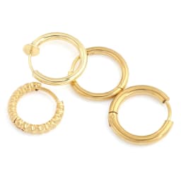 6pcs Stainless Steel Huggie Earring Hoop For Women Jewelry Set for Hypoallergenic Korean Earrings Female Jewelry Accessories
