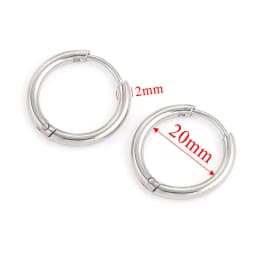 6pcs Stainless Steel Huggie Earring Hoop For Women Jewelry Set for Hypoallergenic Korean Earrings Female Jewelry Accessories