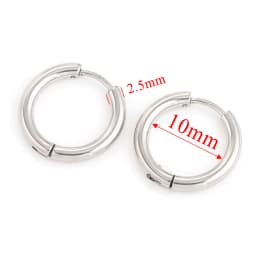 6pcs Stainless Steel Huggie Earring Hoop For Women Jewelry Set for Hypoallergenic Korean Earrings Female Jewelry Accessories