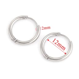6pcs Stainless Steel Huggie Earring Hoop For Women Jewelry Set for Hypoallergenic Korean Earrings Female Jewelry Accessories