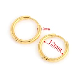 6pcs Stainless Steel Huggie Earring Hoop For Women Jewelry Set for Hypoallergenic Korean Earrings Female Jewelry Accessories