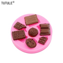 DIY Cartoon Ice Cream Candy Cakes Silicone Mold Handmade Chocolate Crafty Cakes Dessert Decoration Baking Gadgets Mold