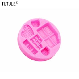 DIY Cartoon Ice Cream Candy Cakes Silicone Mold Handmade Chocolate Crafty Cakes Dessert Decoration Baking Gadgets Mold
