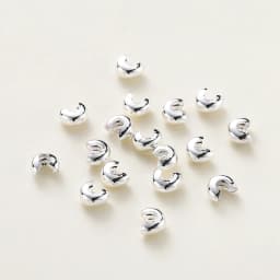 50/100Pcs 3/4/5mm 14K/18K Gold Plated Brass Open Crimp Beads Covers Crimp End Beads Stopper Spacer Bead for DIY Jewelry Making