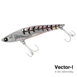 TSURINOYA 35g Teppan VIB Fishing Lure VECTOR DW38-C 105mm Vibration Shore Fishing Long Casting Metal Hard Bait Seabass Flounder