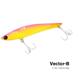TSURINOYA 35g Teppan VIB Fishing Lure VECTOR DW38-C 105mm Vibration Shore Fishing Long Casting Metal Hard Bait Seabass Flounder