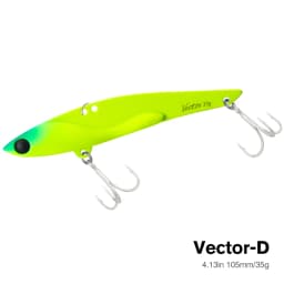 TSURINOYA 35g Teppan VIB Fishing Lure VECTOR DW38-C 105mm Vibration Shore Fishing Long Casting Metal Hard Bait Seabass Flounder