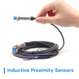 GTRIC M18 Series Industrial Proximity Switch Sensor Non-contact Distance 5mm 8mm NPN PNP 12-24V Non-Flush Flush