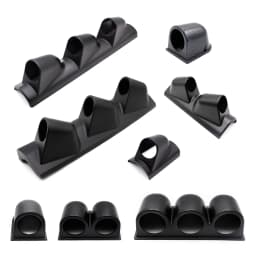 2INCH 52mm Universal Car Meters Holder Black Single Double Triple Car Gauge Pod for Left Right Drive Car for 2 Inch 52mm Gauges
