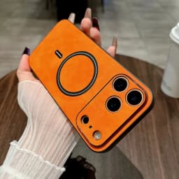 Luxury Wireless Charging Magnetic Cortex Leather Phone Case For iPhone 16 13 12 15 17ProMax 14Plus 18Pro Shockproof Bumper Cover