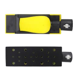 HIFESON Handheld Sander Manual Sandpaper Tool Sanding Block Dust Extraction Hand Polisher Grinding Machine For Metal Wood Work