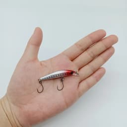 DUODUOYU 1PCS Floating Minnow Fishing Lures 5cm/2g Wobbler Artificial Bait With Double Single Hooks Bass Bait Goods for fishing