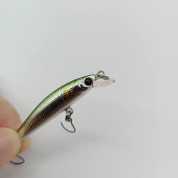 DUODUOYU 1PCS Floating Minnow Fishing Lures 5cm/2g Wobbler Artificial Bait With Double Single Hooks Bass Bait Goods for fishing