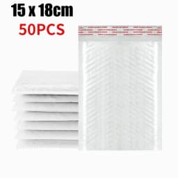 10-50Pcs Bubble Envelopes White Foam Shipping Bags Poly Bubble Mailers Pad Self Seal Packing Bags 11cm 15cm 23cm Wholesale