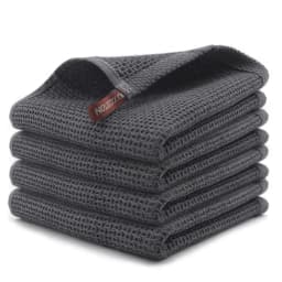4/6Pcs Cotton Dishcloth Soft Absorbent Kitchen Towel Household Cleaning Cloth Kitchen Tools Gadgets Wash Cloth