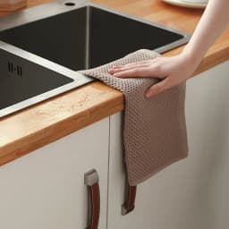 4/6Pcs Cotton Dishcloth Soft Absorbent Kitchen Towel Household Cleaning Cloth Kitchen Tools Gadgets Wash Cloth