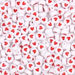 200pcs Mix Letter Acrylic Beads Round Flat Alphabet Spacer Bead and Elastic Cord For Jewelry Make Handmade Diy Bracelet Necklace