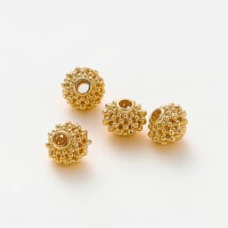 5Pcs Spacer Beads 10mm 18K Gold Silver Color Plated Brass Lantern Beads Loose for DIY Bracelet Chain Jewelry Making Accessories