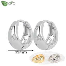 925 Sterling Silver Needle Fashion Small Hoop Earring for Women Mini Round Earrings Party Cartilage Piercing Jewelry Wholesale
