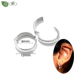 925 Sterling Silver Needle Fashion Small Hoop Earring for Women Mini Round Earrings Party Cartilage Piercing Jewelry Wholesale