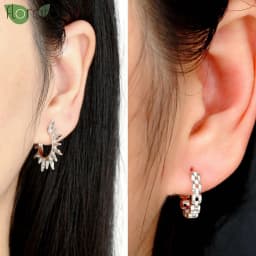 925 Sterling Silver Needle Fashion Small Hoop Earring for Women Mini Round Earrings Party Cartilage Piercing Jewelry Wholesale