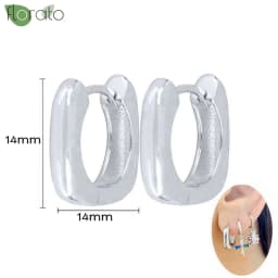 925 Sterling Silver Needle Fashion Small Hoop Earring for Women Mini Round Earrings Party Cartilage Piercing Jewelry Wholesale