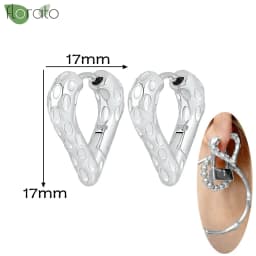 925 Sterling Silver Needle Fashion Small Hoop Earring for Women Mini Round Earrings Party Cartilage Piercing Jewelry Wholesale