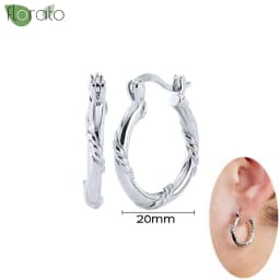925 Sterling Silver Needle Fashion Small Hoop Earring for Women Mini Round Earrings Party Cartilage Piercing Jewelry Wholesale
