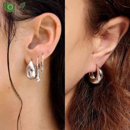 925 Sterling Silver Needle Fashion Small Hoop Earring for Women Mini Round Earrings Party Cartilage Piercing Jewelry Wholesale