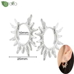 925 Sterling Silver Needle Fashion Small Hoop Earring for Women Mini Round Earrings Party Cartilage Piercing Jewelry Wholesale