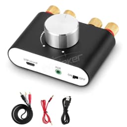 Woopker Digital Audio Amplifier X24 Tpa3116 50Wx2 Hifi Stereo Home Audio Receiver Power AMP Bluetooth 5.0 Sound Amplifiers