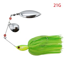 Mycena 16G&18G&21G Spinner Bait Bass Jig Chatter Bait Fishing Lure Chatterbait Fishing Kit Wobblers for Bass Fishing Tackle