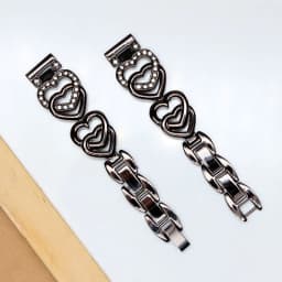 Thin Metal Strap for Xiaomi Mi Band 5/7/6 Wristband Women Bling Bracelet Slim Watchband for Mi Band 10/9/8 Smartwatch Adjustable