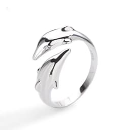 Romantic Love Hug Hand Rings Creative Love Forever Open Finger Rings Adjustable Exquisite Jewelry Ring For Women Party Gift