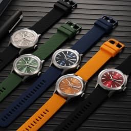 BERNY Men Watch Luminous Week Date Calendar Quartz watches for Men Stainless Steel Soft Silicone Dress Business Wristwatch