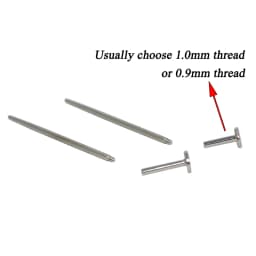 Surgical Steel 14/16/18G Insertion Pin Taper for Threadless Jewelry Nostril Piercing Taper Push in Earrings Body Piercings Tool