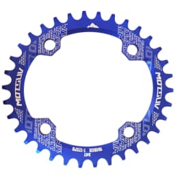 MOTSUV Oval Chainring 104BCD for Shimano MTB Bike Bicycle Chain Ring 32T 34 36 38T Ultralight Tooth Plate Chainwheel 104 BCD