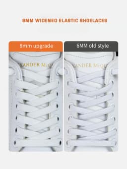 Elastic Laces Sneakers Magnetic Lock Shoe laces without ties Kids Adult 8MM Widened Flat No Tie Shoelaces for Shoes Accessories