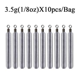 10pcs/lot Fishing Sinker 3.5g 5g 7g 10g 14g 20g Fishing Weights Sinkers Carp Fishing Baits Sinker Fishing Tackle Accessories