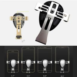 Universal Gravity Auto Phone Holder Car Air Vent Clip Mount Mobile Phone Holder CellPhone Stand Support For iPhone 14 For Xiaomi