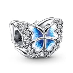 2Pcs/lot 2024 Spring Styles Charm Beads Fit Original DIY Butterfly Pendant Bracelets Necklaces For Women Men Wife Jewelry Making