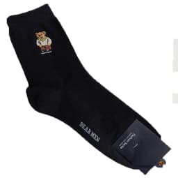 Good Quality Cartoon Gentleman Bear Men's Socks Cotton Harajuku Style Sport Boys Skateboard Novelty Breathable Christmas Gifts