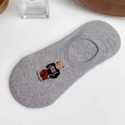 Good Quality Cartoon Gentleman Bear Men's Socks Cotton Harajuku Style Sport Boys Skateboard Novelty Breathable Christmas Gifts
